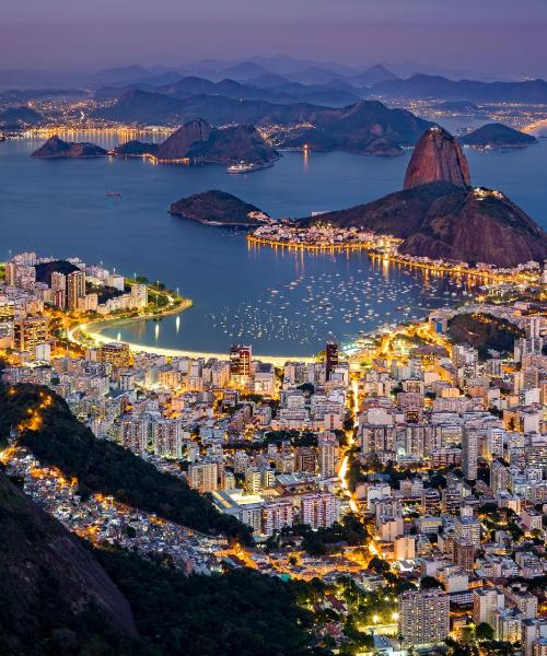 Una bellissima vista di Rio de Janeiro