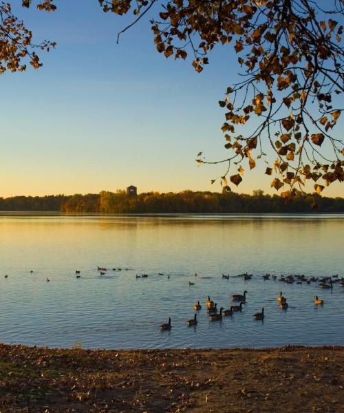 A beautiful view of Lakeville