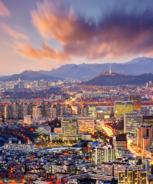 A beautiful view of Seoul.