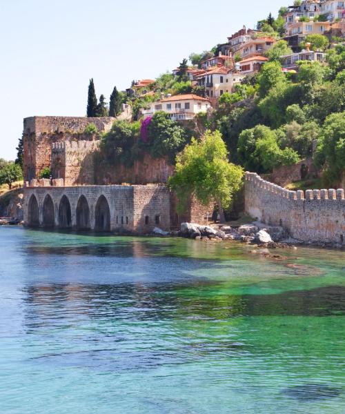 Piękny widok na miasto Alanya