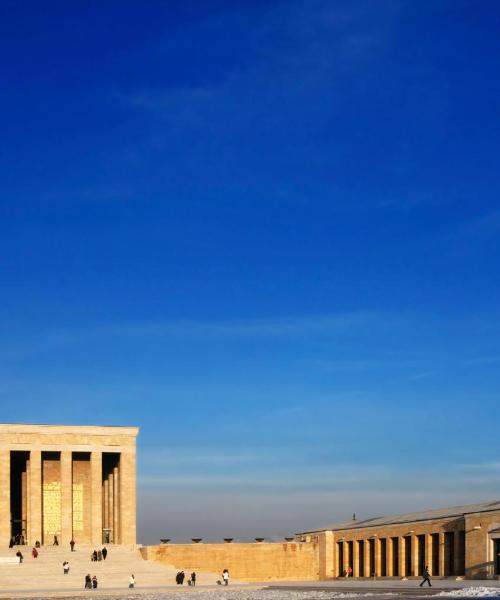 A beautiful view of Ankara serviced by Ankara Esenboga Airport.