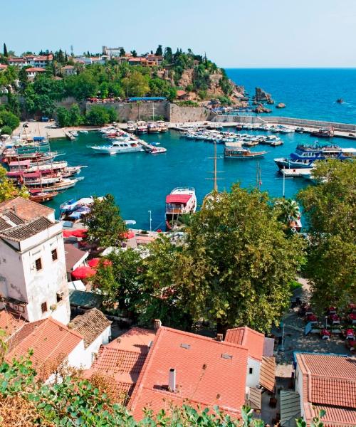 A beautiful view of Antalya serviced by Antalya Airport.