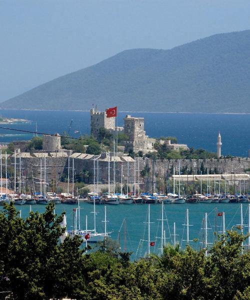 A beautiful view of Bodrum City.