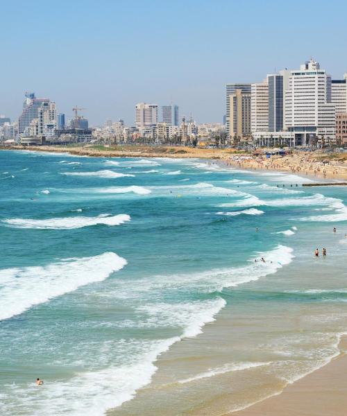 En vacker bild av Tel Aviv