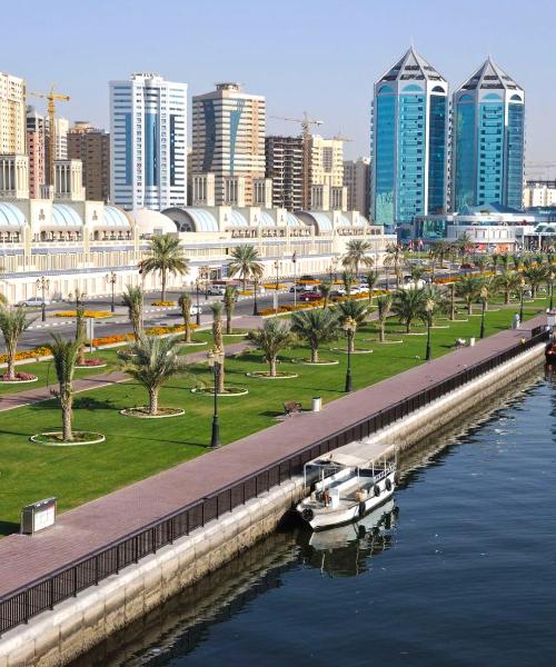 Una panoràmica bonica de Sharjah