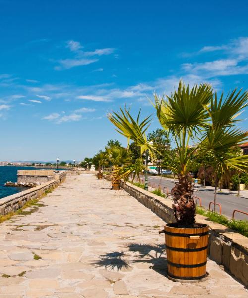 Uma bela vista de Pomorie