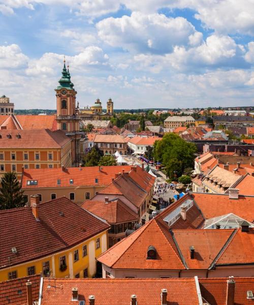 A beautiful view of Eger