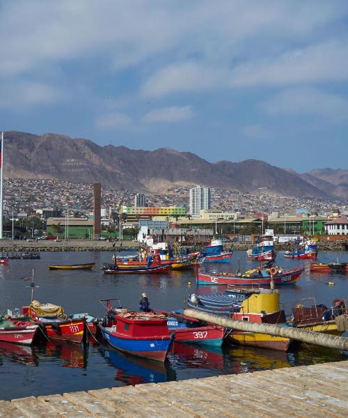 Krásny pohľad na mesto Antofagasta