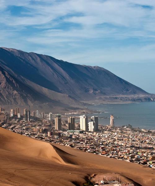 Krásný pohled na město Iquique