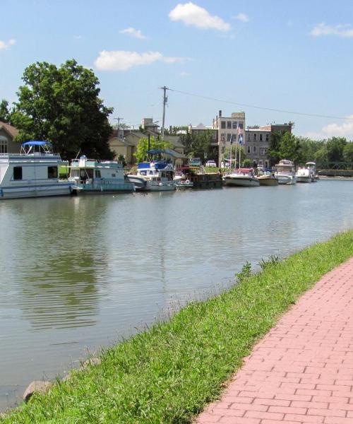 Una bonita panorámica de Brockport