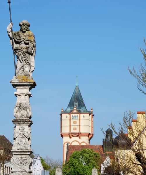 Piękny widok na miasto Straubing