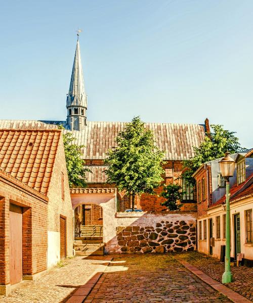 Piękny widok na miasto Horsens