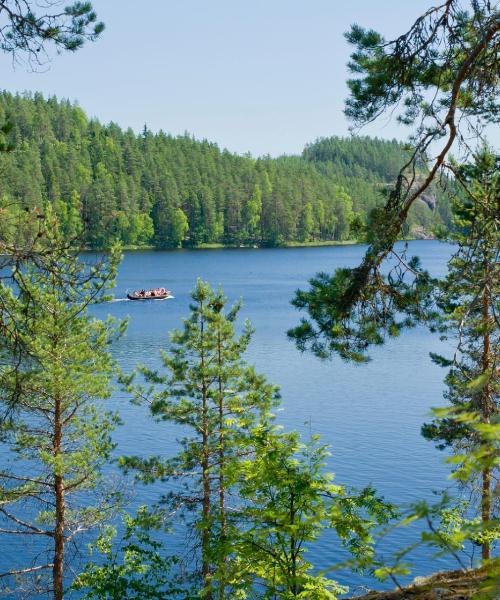 Kaunis näkymä kaupunkiin Kouvola