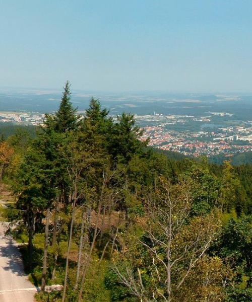 Una panoràmica bonica de Ilmenau