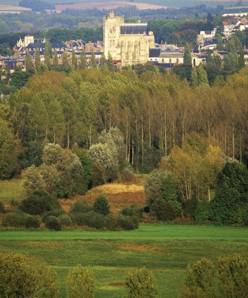 Krásny pohľad na mesto Abbeville