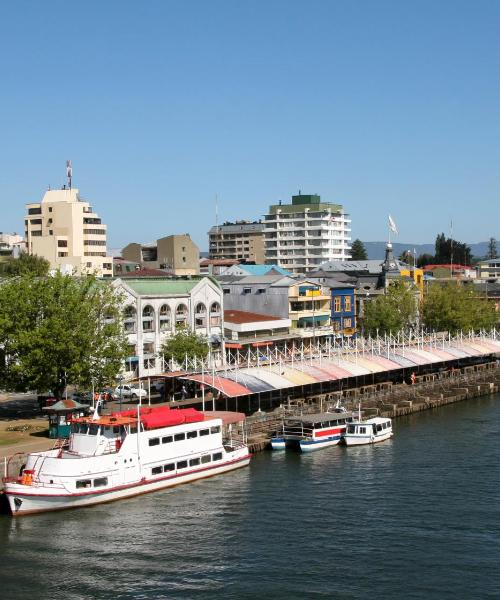 Ein schöner Blick auf Valdivia