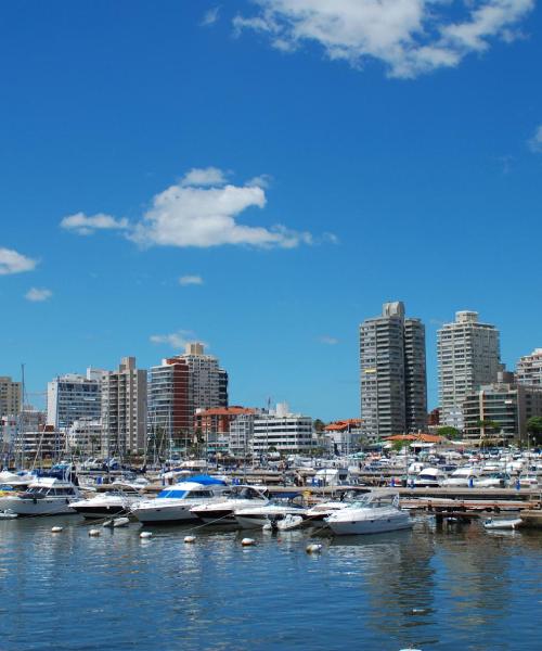 Una bonita panorámica de Punta del Este