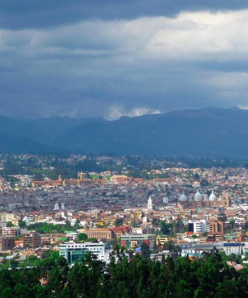 A beautiful view of Cuenca serviced by Mariscal Lamar International Airport