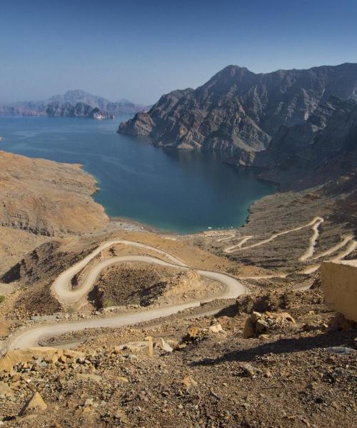Linna Khasab kaunis vaade