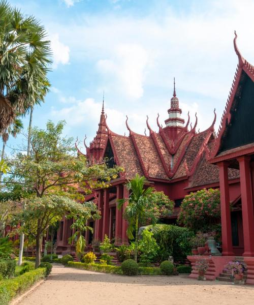 Phnom Penh şehrinden güzel bir manzara