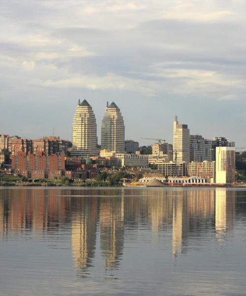 Una hermosa vista de Dnipro