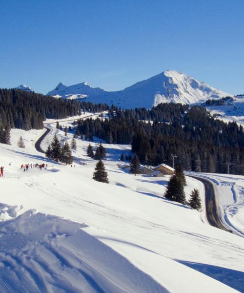 Krásny pohľad na mesto Morzine