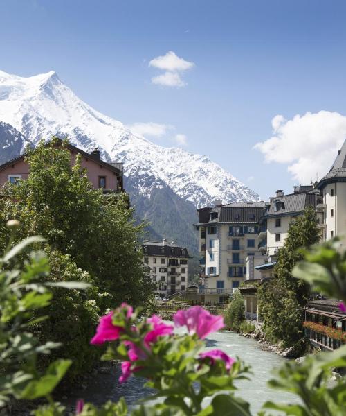 A beautiful view of Chamonix