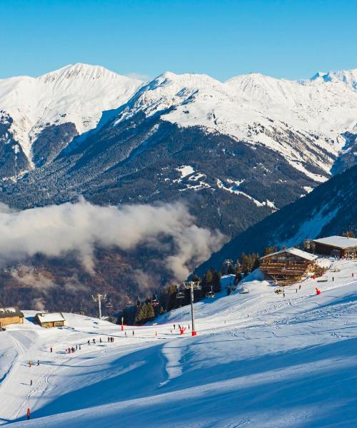 A beautiful view of Courchevel.