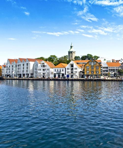 Uma bela vista de Stavanger