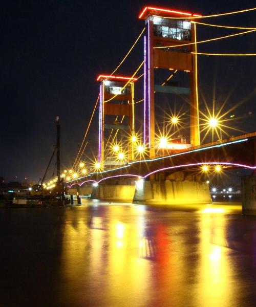 A beautiful view of Palembang.