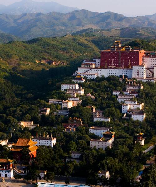 Krásny pohľad na mesto Chengde