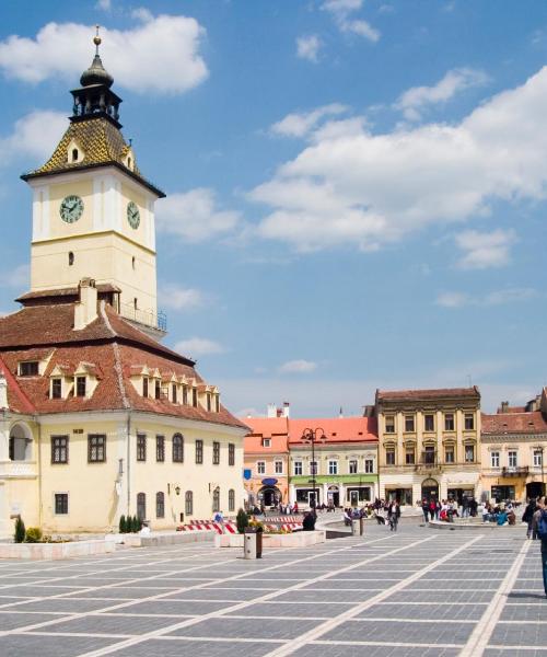 A beautiful view of Braşov