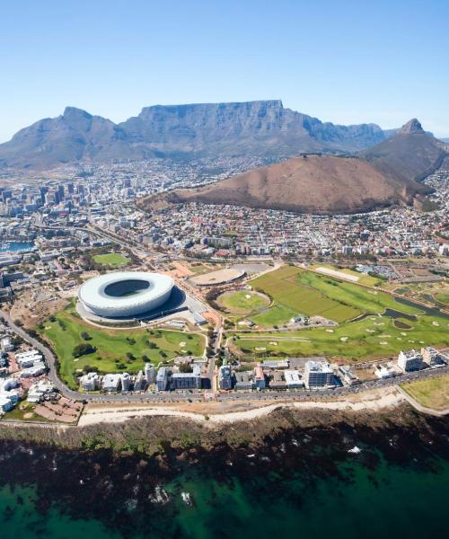 En vacker bild av Kapstaden