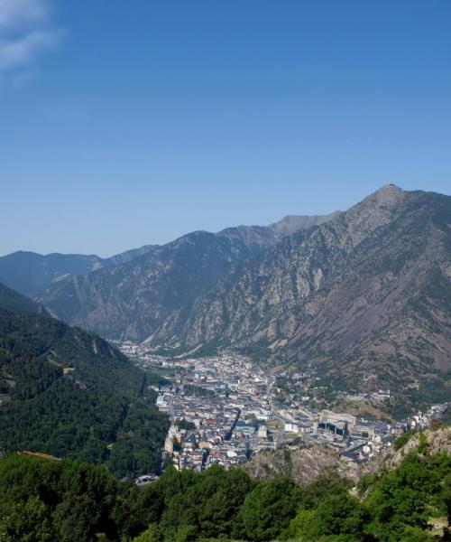 安道尔城的美景