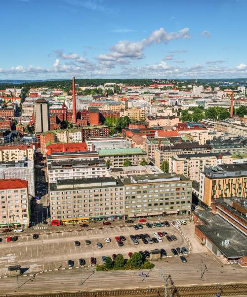 Una panoràmica bonica de Tampere