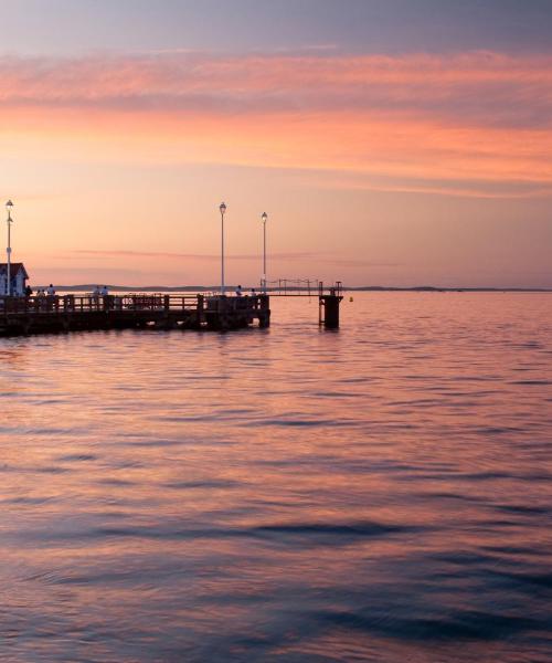 Kaunis näkymä kaupunkiin Arcachon