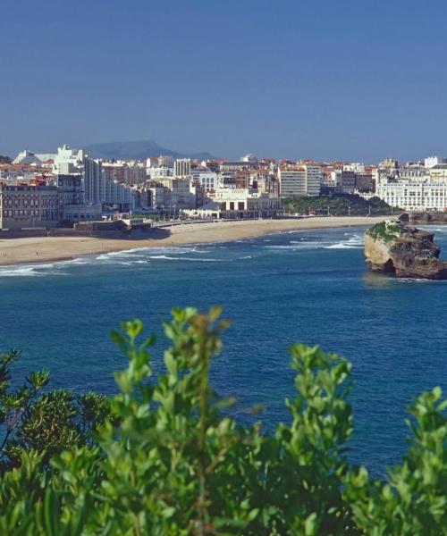 Una bonita panorámica de Biarritz