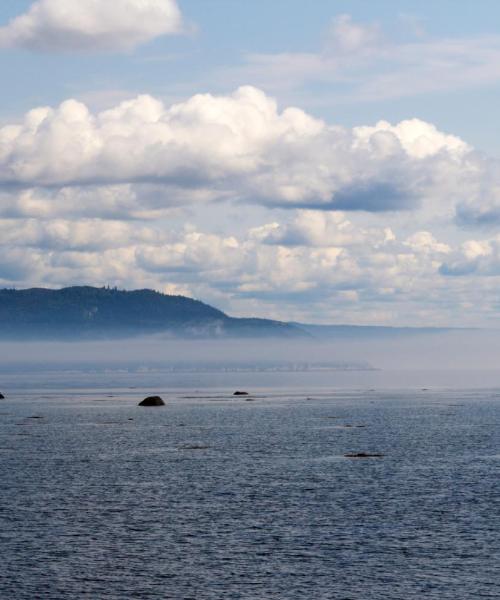 Uma bela vista de Baie-Comeau