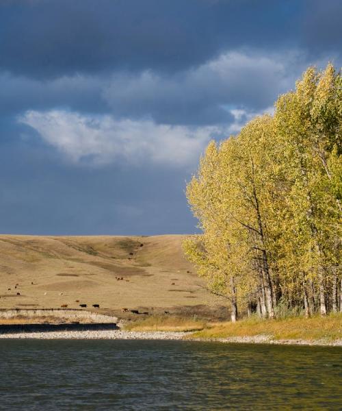 Όμορφη θέα του προορισμού High River