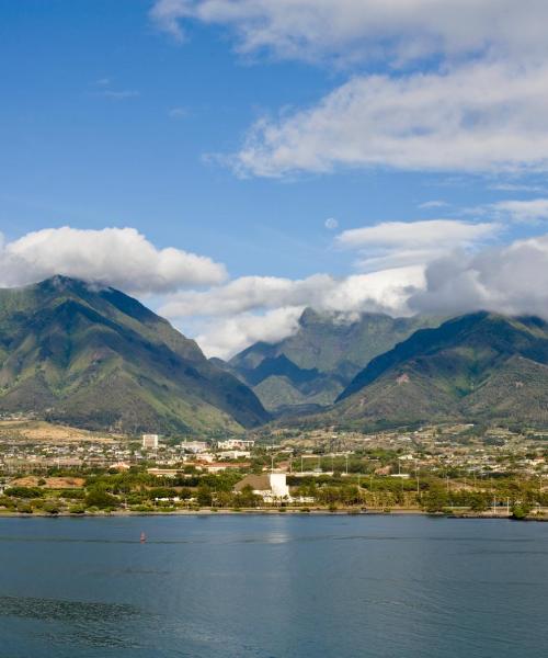 Uma bela vista de Kahului