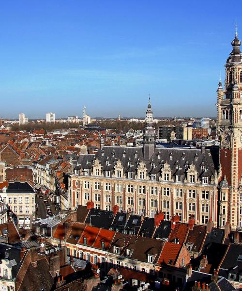 Lille şehrinden güzel bir manzara