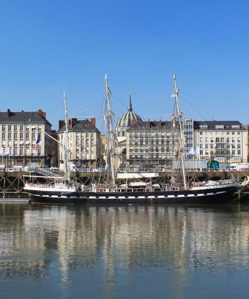 A beautiful view of Nantes serviced by Nantes Atlantique Airport