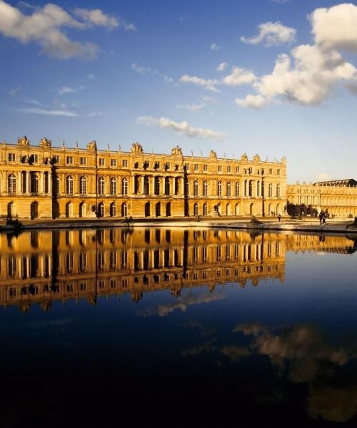 A beautiful view of Versailles.