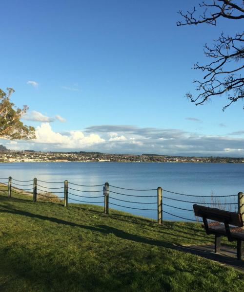 A beautiful view of Taupo – a popular city among our users