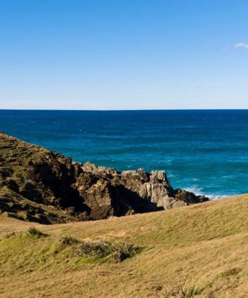 Ein schöner Blick auf Byron Bay