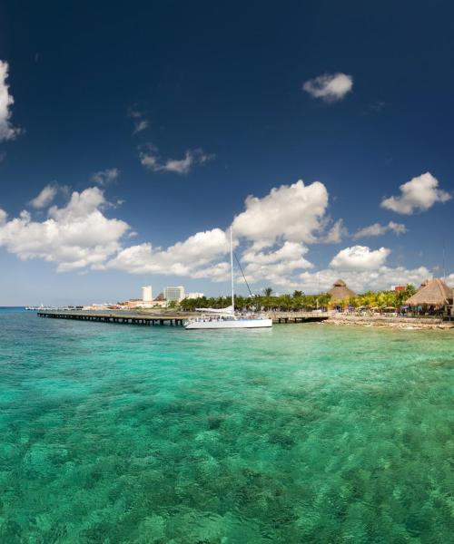 A beautiful view of Cozumel.