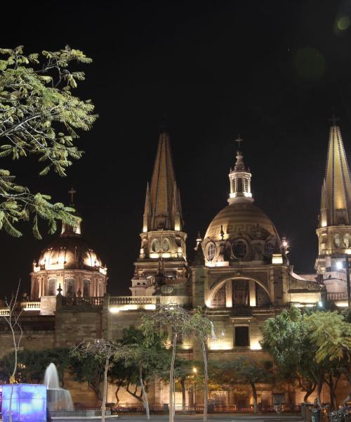 Krásný pohled na město Guadalajara