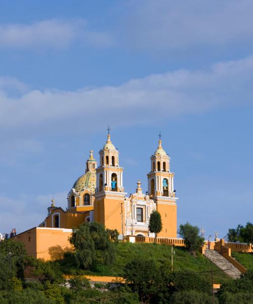 A beautiful view of Puebla serviced by Hermanos Serdán International Airport.