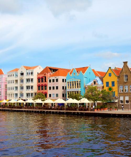 A beautiful view of Willemstad serviced by Curaçao International Airport.