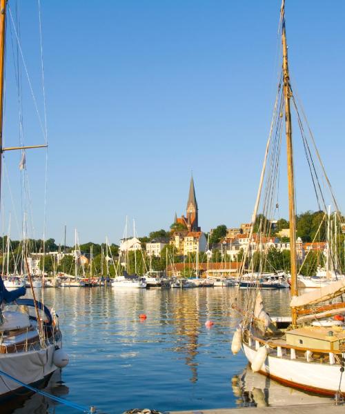 Una bonita panorámica de Flensburg